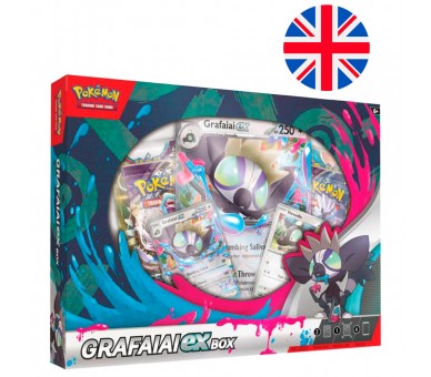 Blister juego cartas coleccionables Grafaia Pokemon ingles
