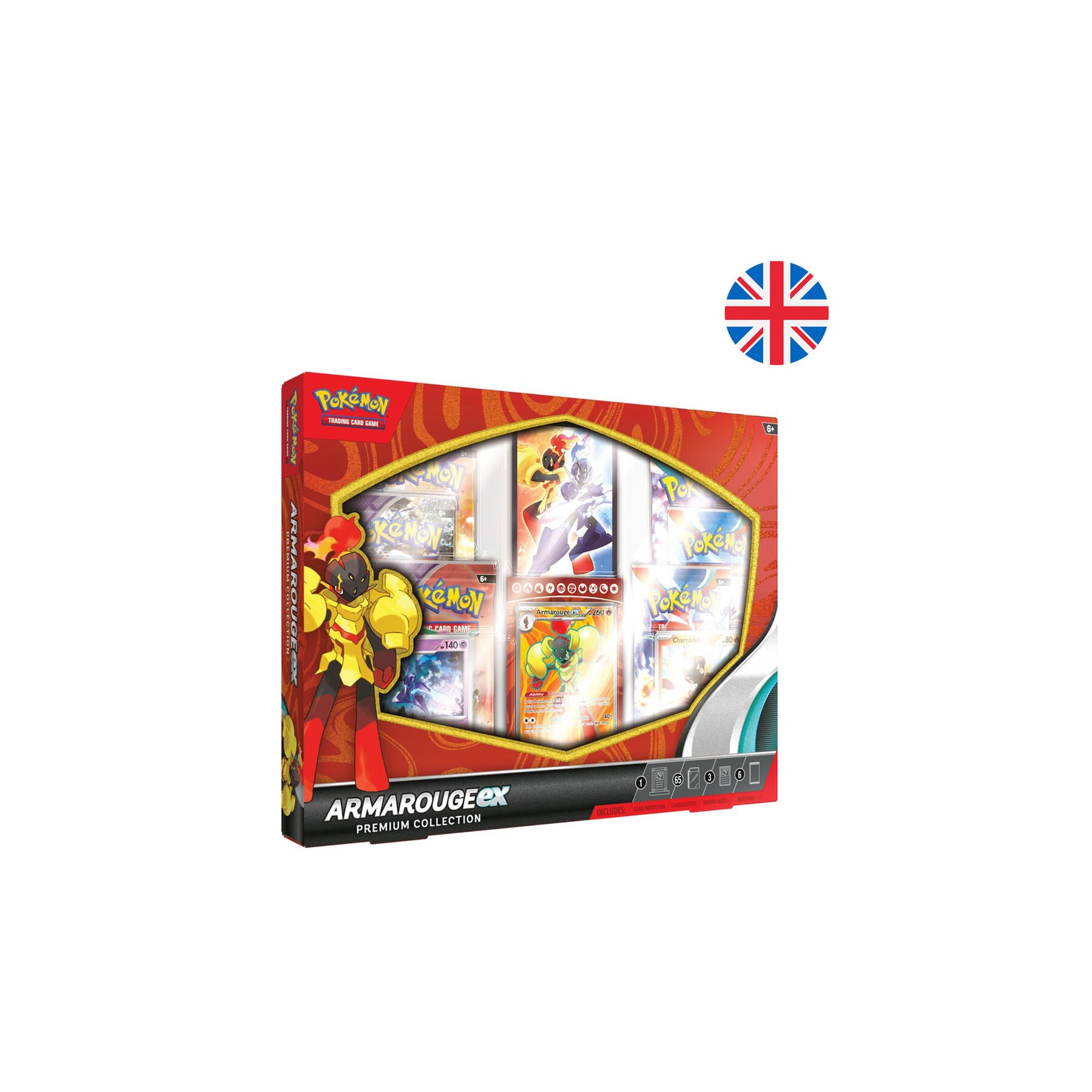 Blister juego cartas coleccionable Armarouge Pokemon ingles