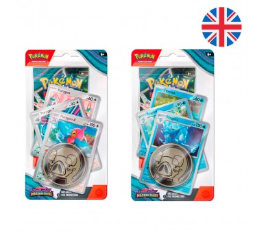 Blister juego cartas coleccionables Masquerade Twilight Scarlet & Violet Pokemon ingles surtido