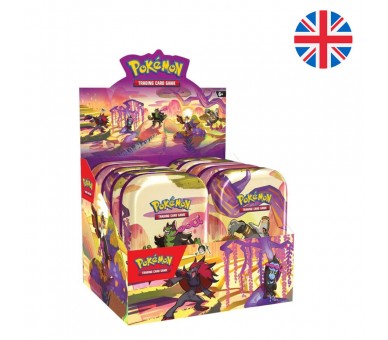 Mini lata juego cartas coleccionables Fabula Sombria Pokemon ingles ingles
