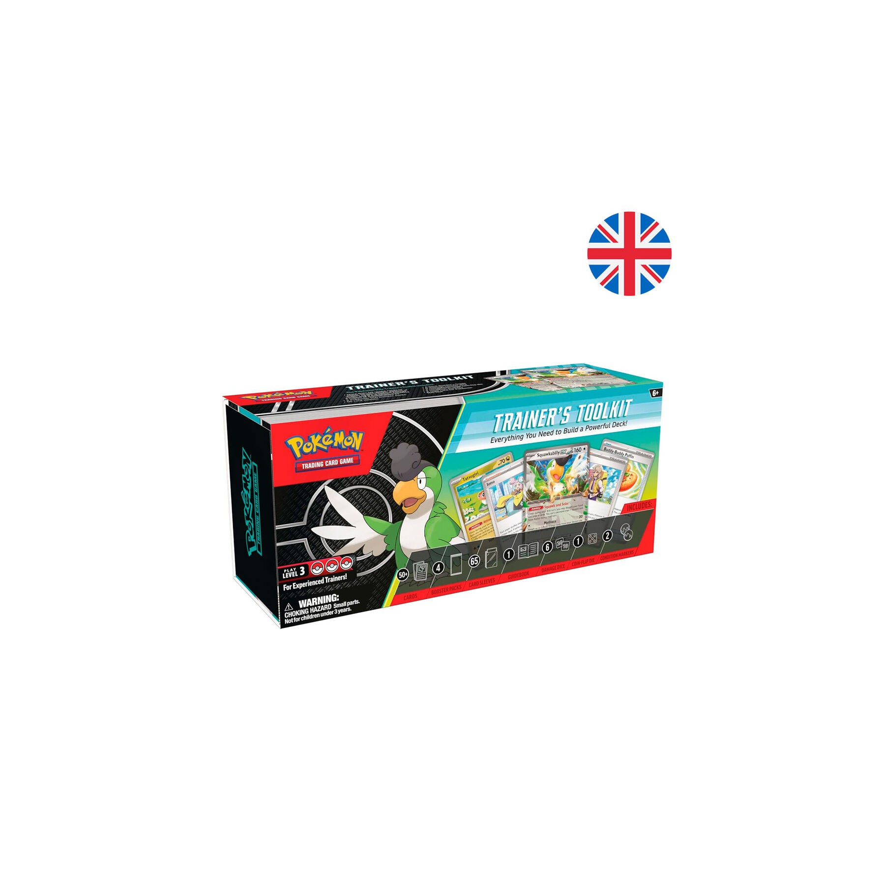 Estuche juego cartas coleccionables Trainer's Toolkit Pokemon ingles