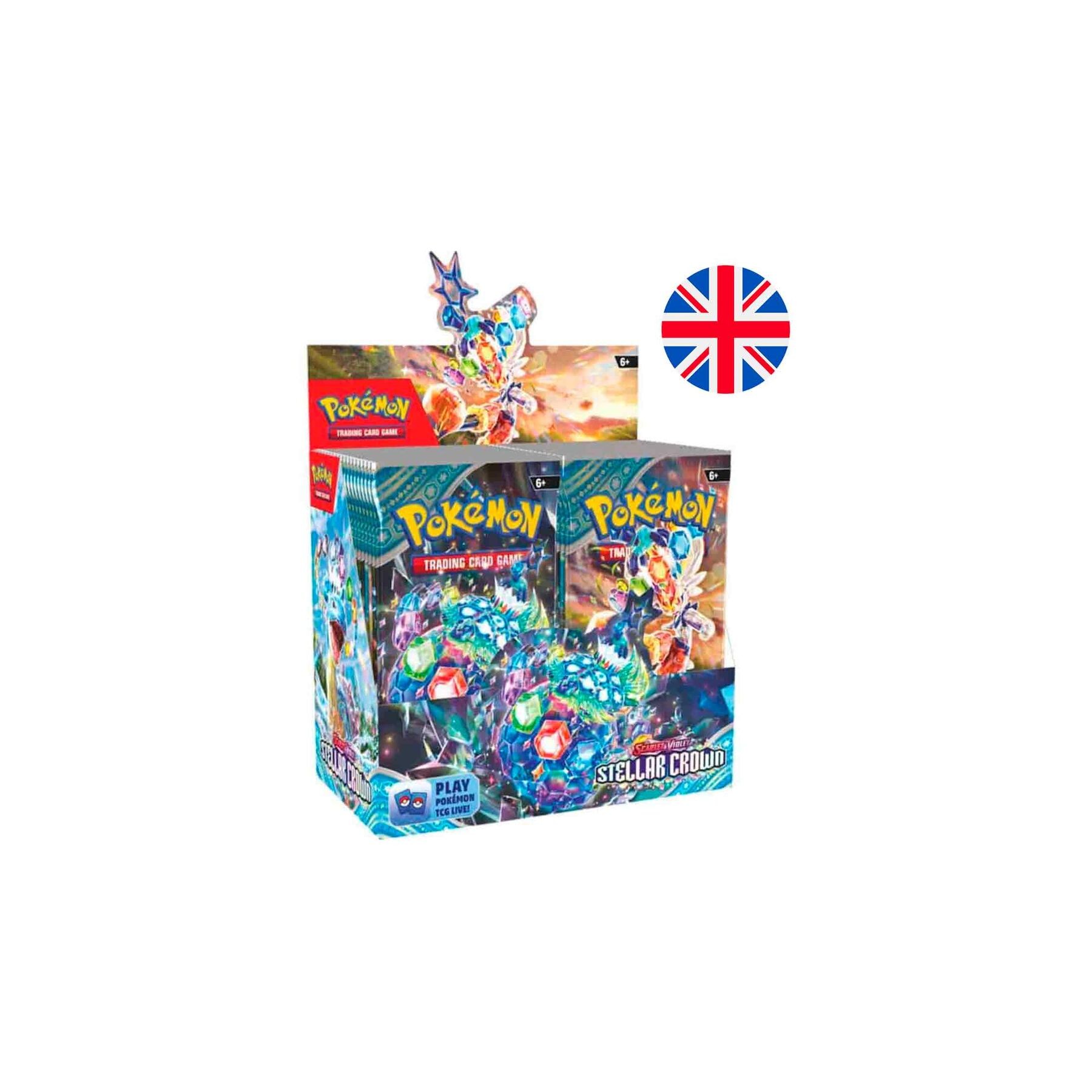 Sobre juego cartas coleccionables SV7 Pokemon ingles surtido