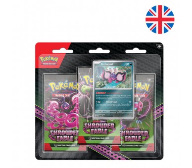 Blister juego cartas coleccionables Fabula Sombria Pokemon ingles