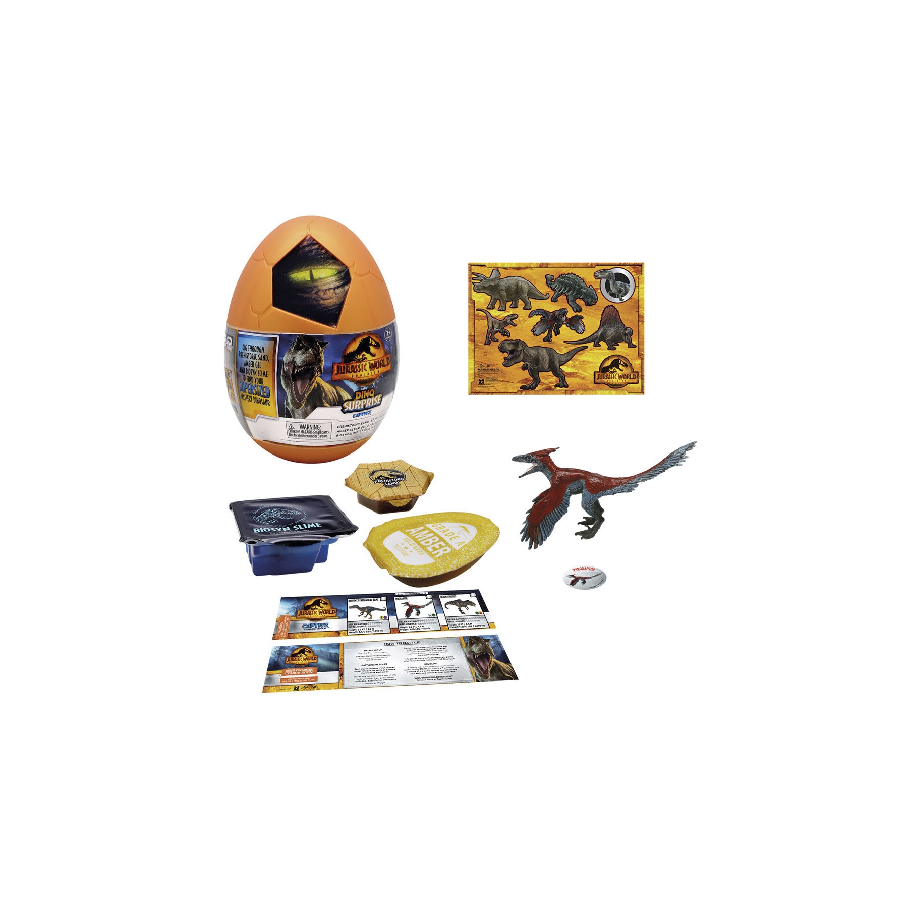 Huevo sorpresa Captivz Dominion Edition Slime Jurassic World