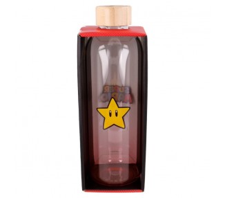 Botella cristal Super Mario Bros Nintendo 1030ml