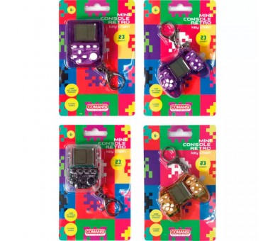 Llavero mini consola retro surtido