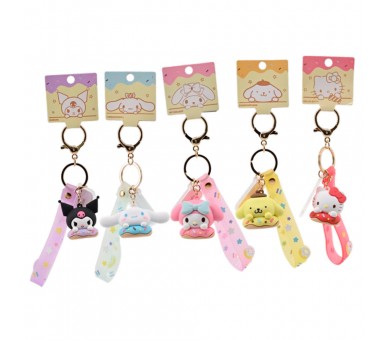 Llavero donut Hello Kitty surtido