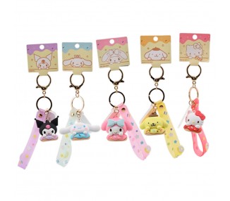 Llavero donut Hello Kitty surtido