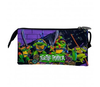 Portatodo Mutant Mayhem Tortugas Ninja triple