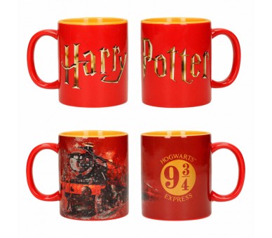Set tazas logo Hogwarts Harry Potter