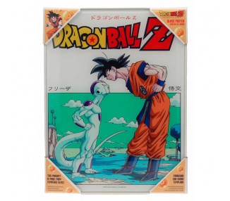 Poster cristal Goku vs Freezer Dragon Ball