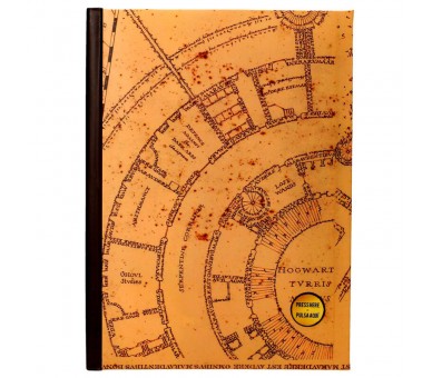 Cuaderno A5 Mapa del Merodeador Harry Potter