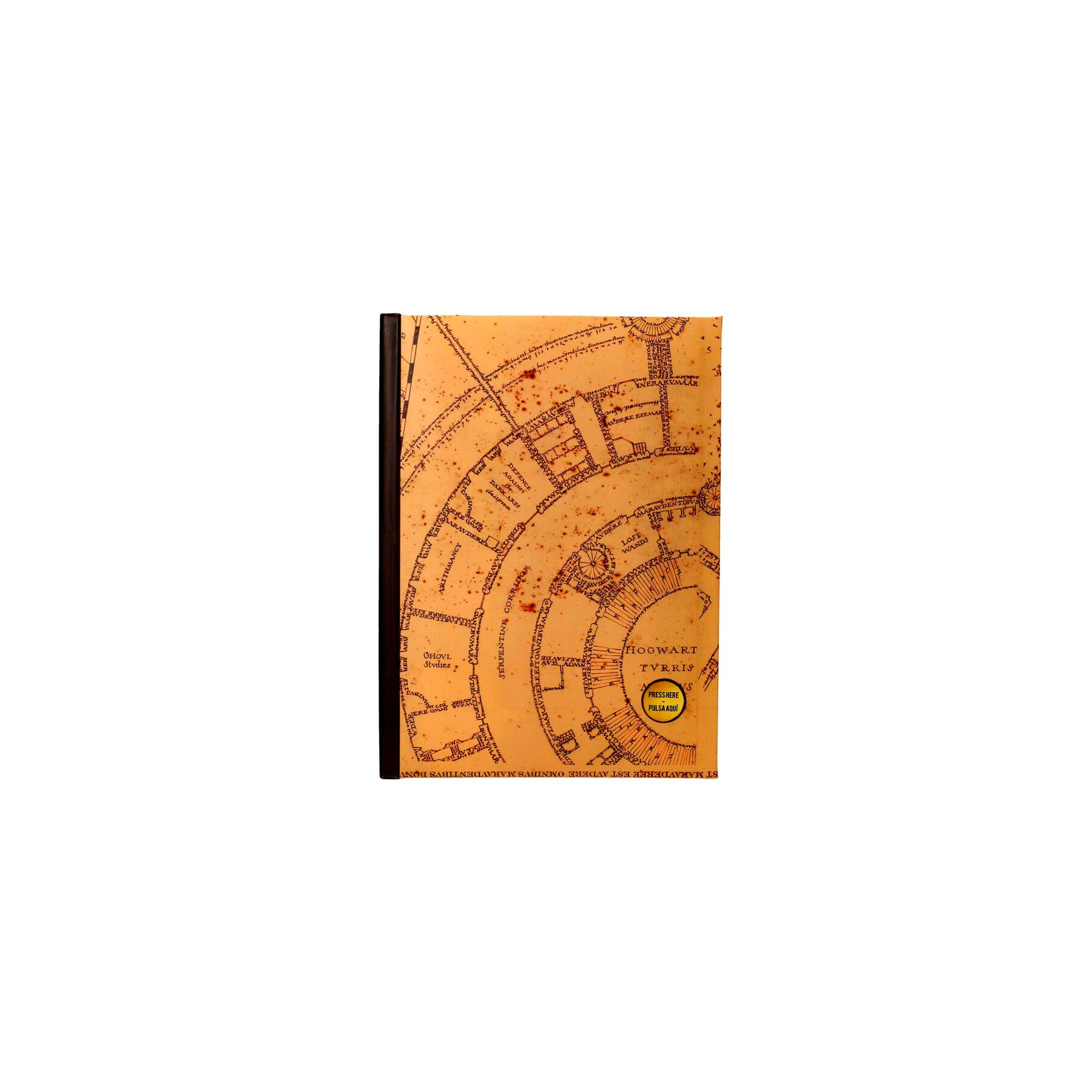Cuaderno A5 Mapa del Merodeador Harry Potter