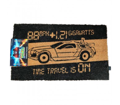 Felpudo Time Machine Regreso al Futuro