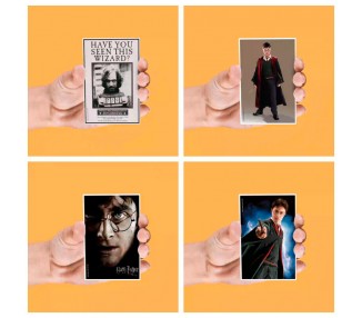 Set 4 imanes lenticulares Harry Potter surtido