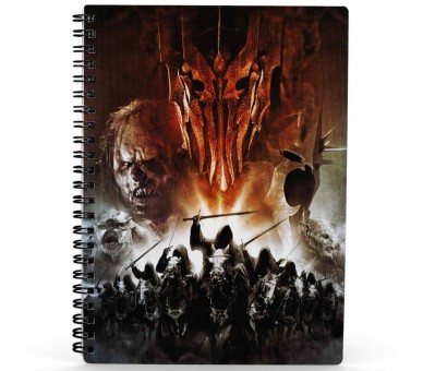 Cuaderno 3D Ejercito El Señor de los Anillos