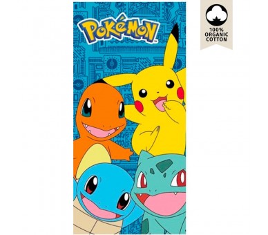 Toalla Pokemon algodon