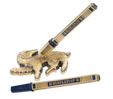 Boligrafo con soporte Hufflepuff Harry Potter
