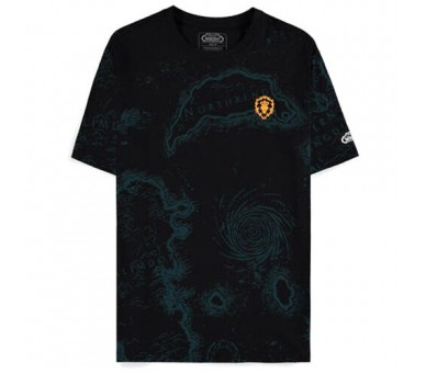 Camiseta Azeroth Map World Of Warcraft