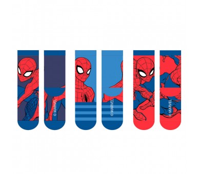 Set 3 calcetines Spiderman Marvel infantil surtido
