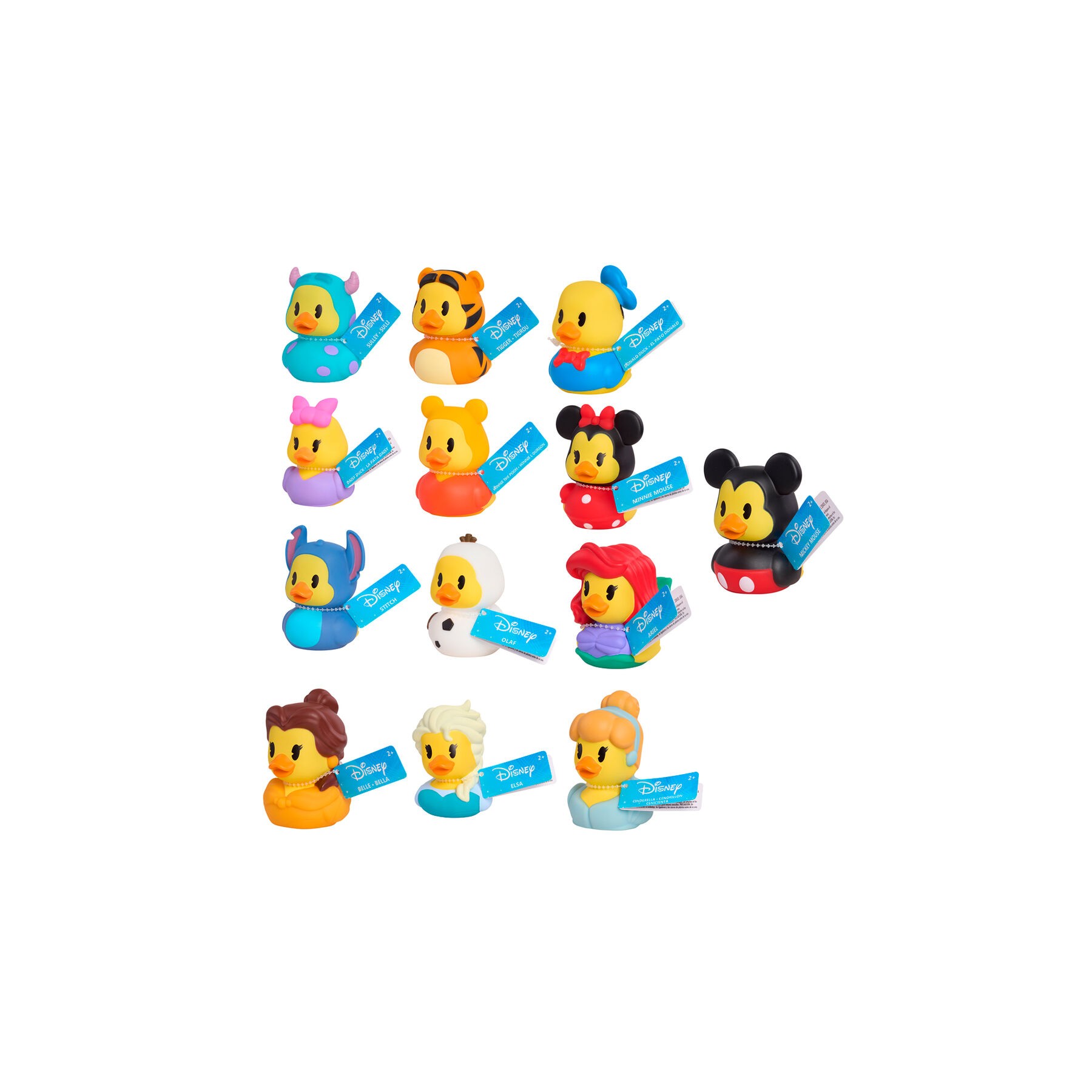 Pato goma Disney 6cm surtido