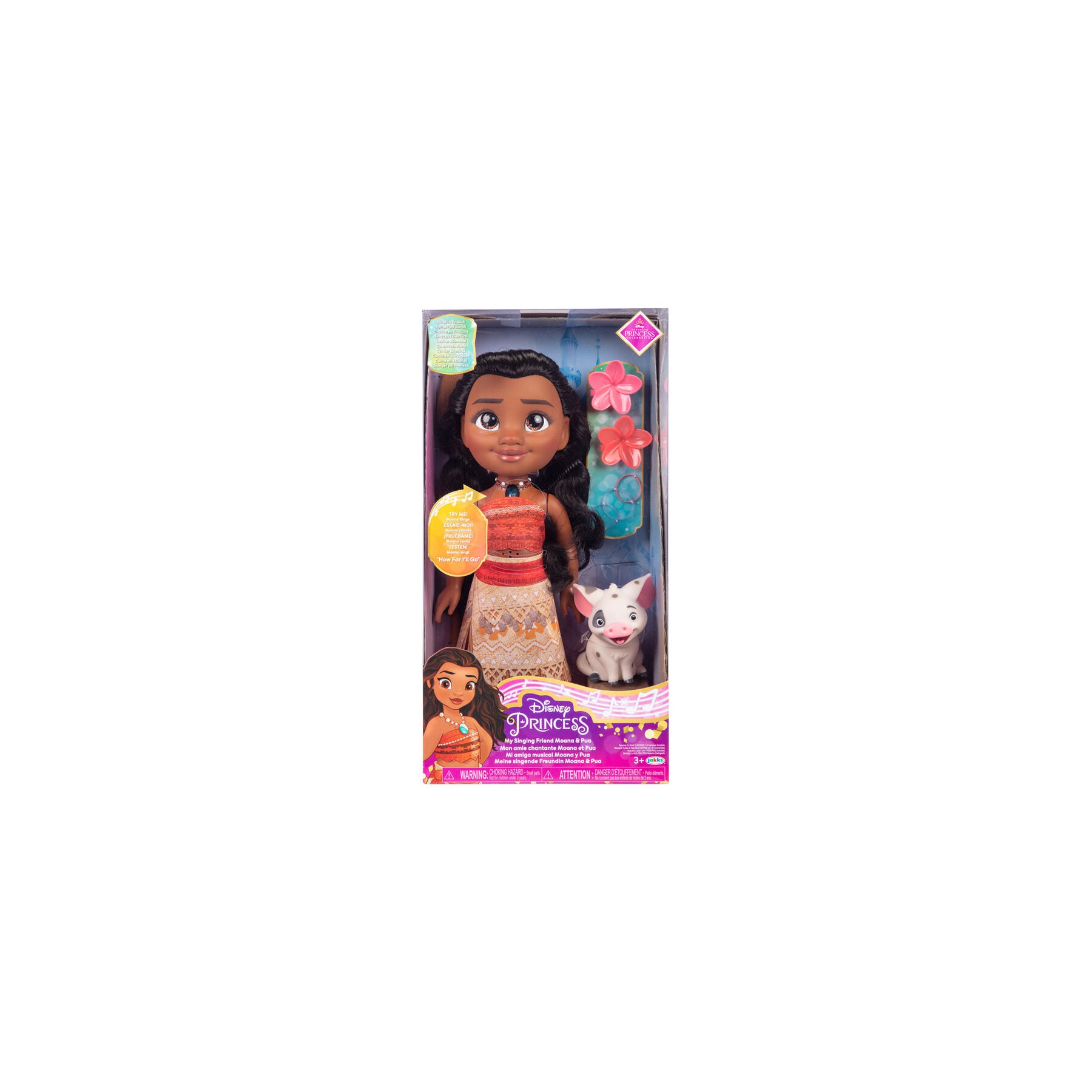 Muñeca Vaiana Moana Disney 38cm musical