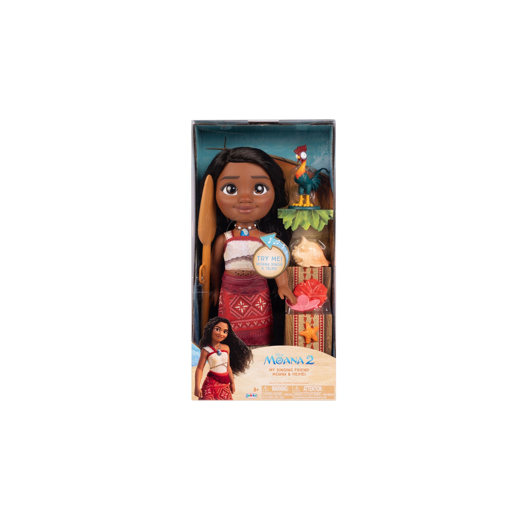 Muñeca Vaiana Moana 2 Disney 38cm sonido