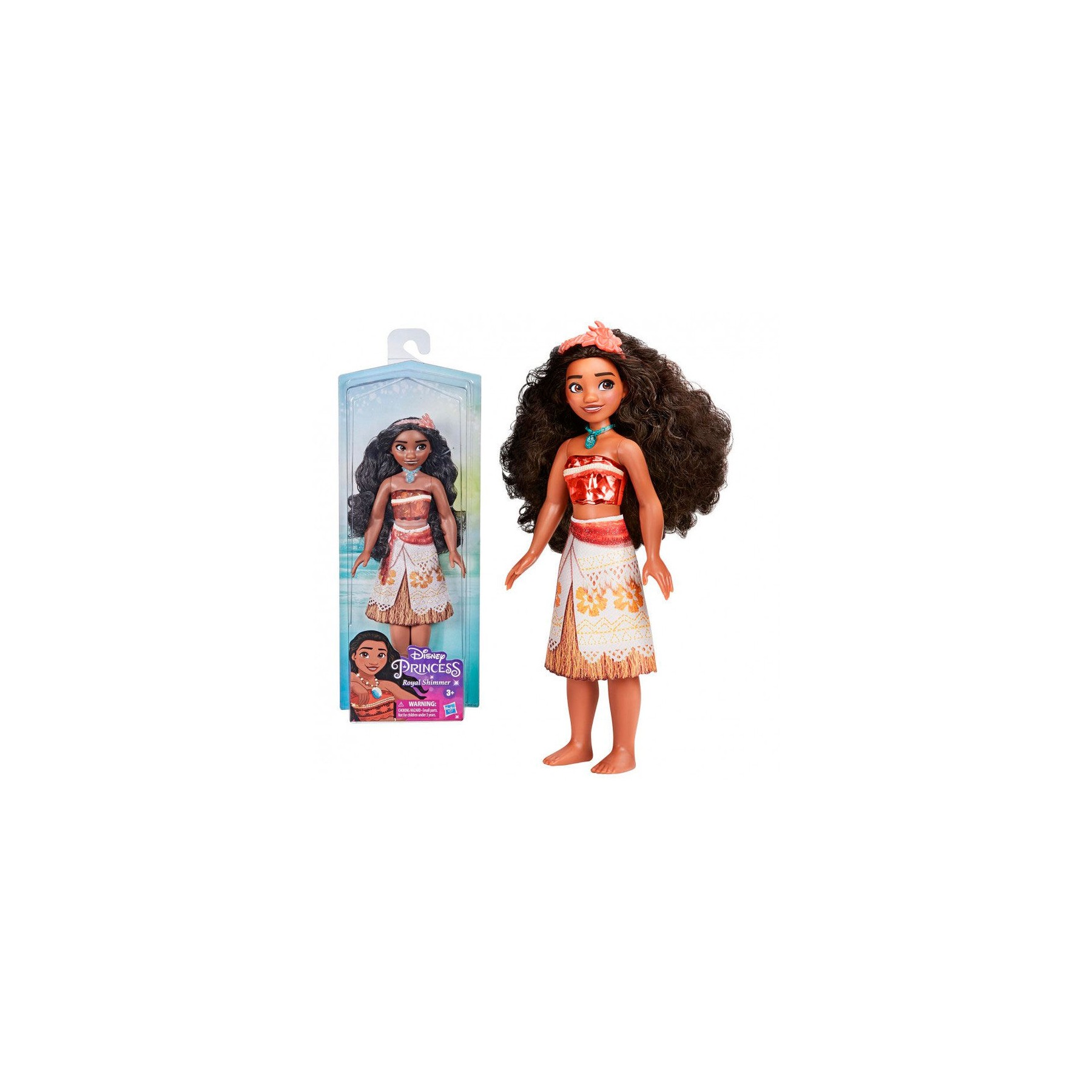Muñeca Brillo Real Moana Vaiana Disney