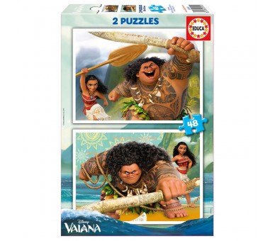 Puzzle Vaiana Moana Disney 2x48pzs