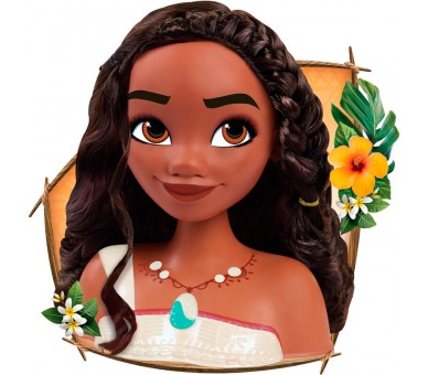 Busto peinados Vaiana Moana 2 Disney