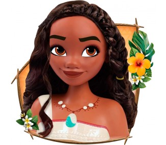 Busto peinados Vaiana Moana 2 Disney