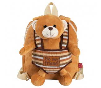 Mochila reversible + peluche Oso Benji 25cm