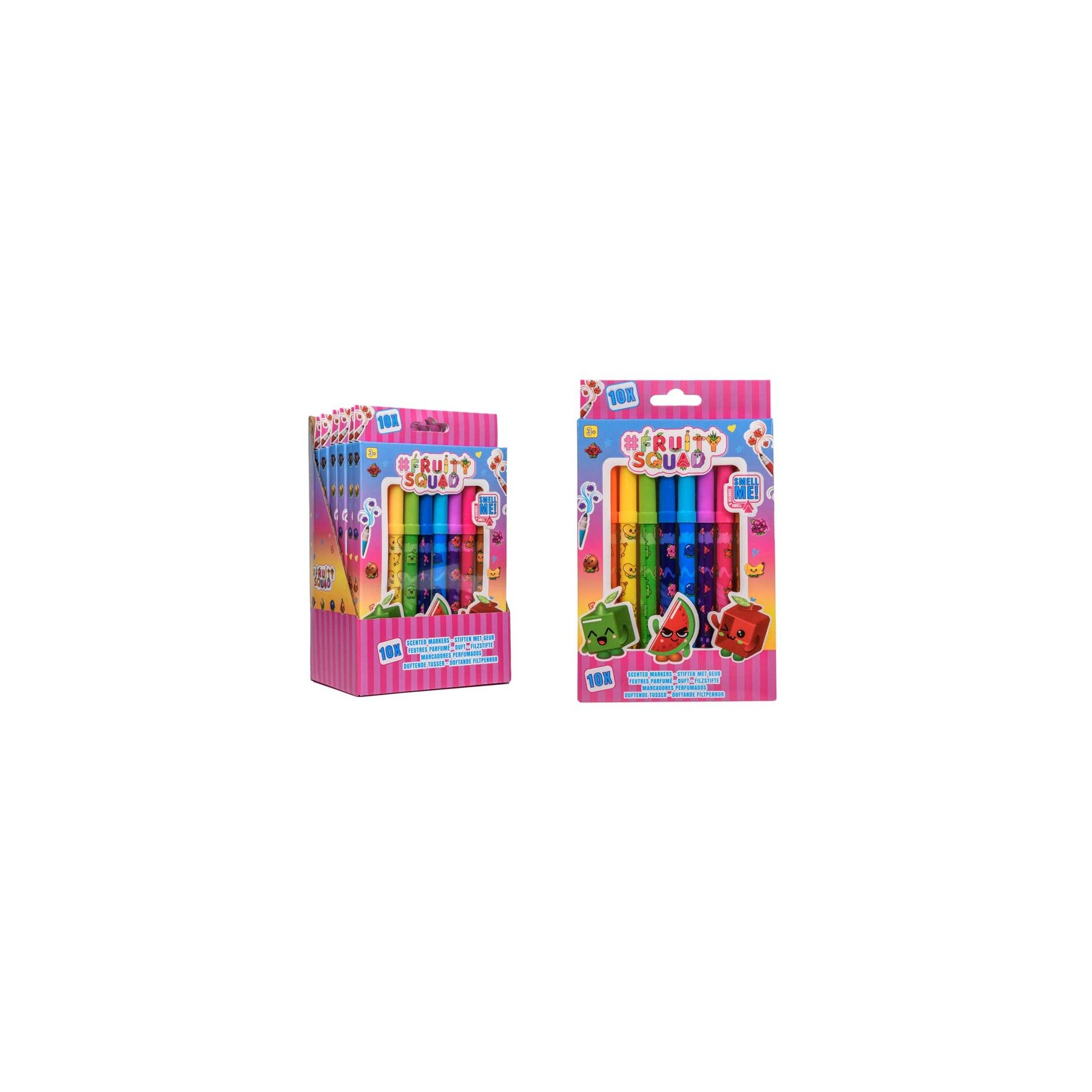 Blister rotuladores perfumados frutas