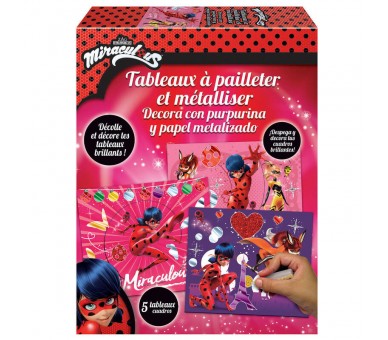 Decora con Purpurina y Papel Metalizado Prodigiosa Ladybug