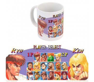 Taza Player Select Street Fighter 350ml