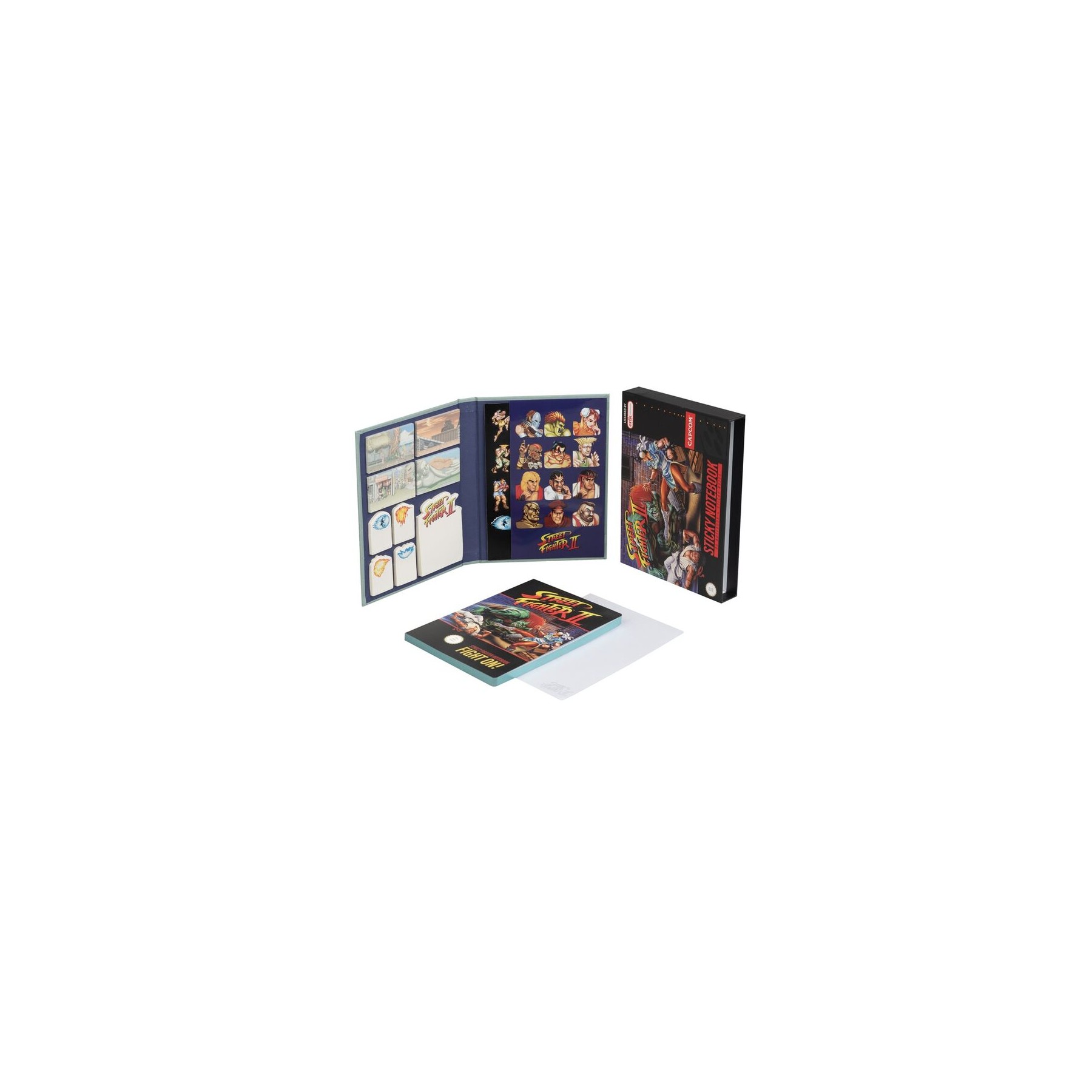 Cuaderno A5 premium Sticky notas Street Fighter