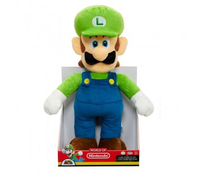 Peluche Jumbo Luigi Super Mario Nintendo 50cm