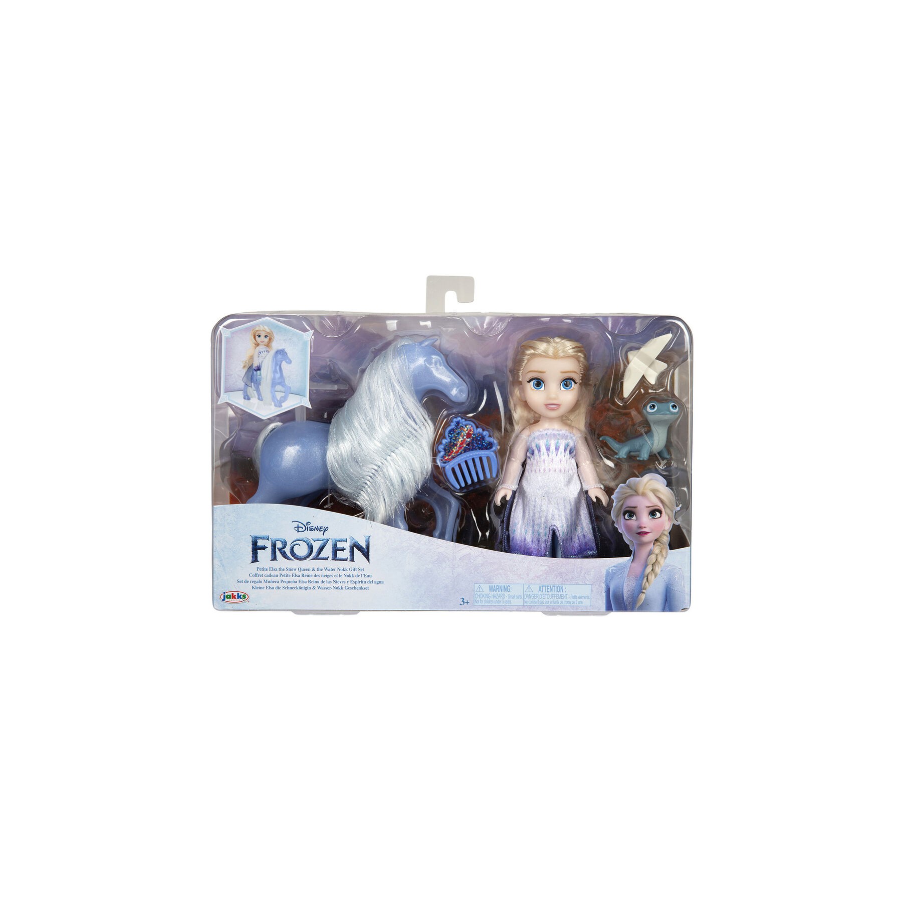 Muñeca Elsa + Nokk Frozen 2 Disney 15cm