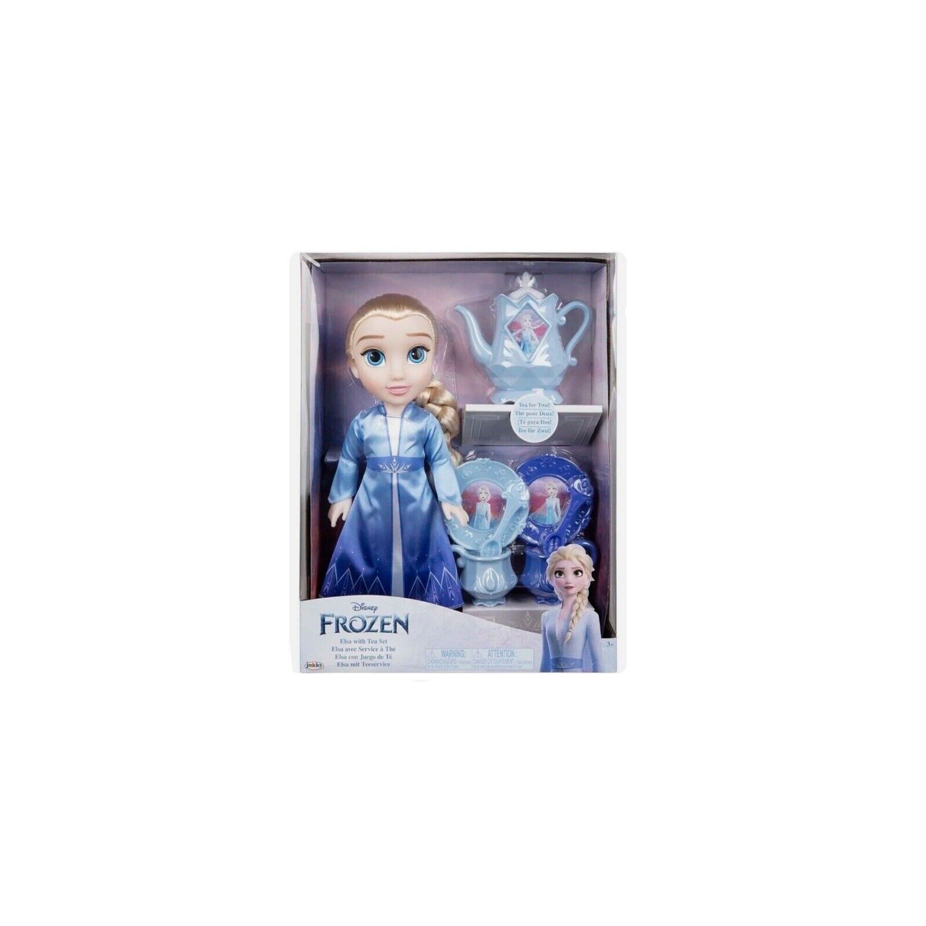 Muñeca Elsa Juego de Te Frozen Disney 38cm