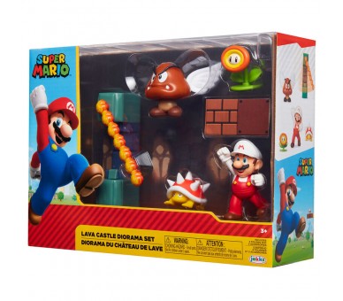 Blister diorama Castillo de Lava Super Mario Nintendo