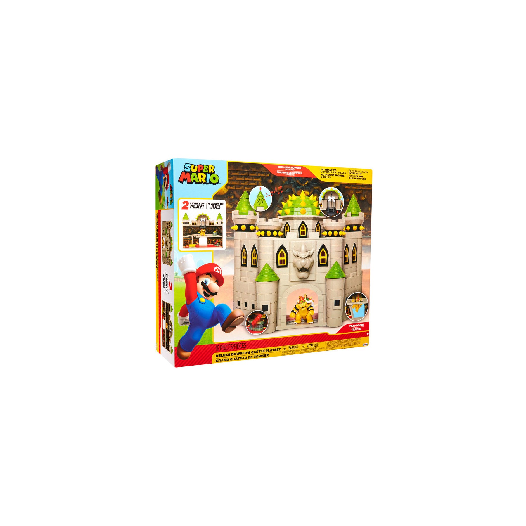 Playset Castillo Bowser deluxe Mario Bros