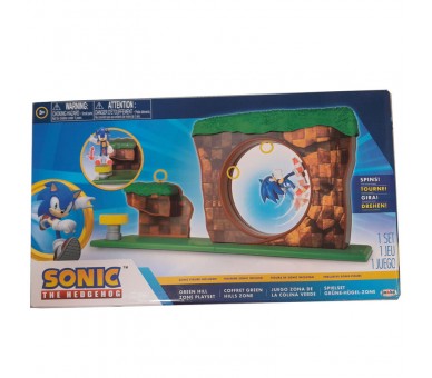 Playset La Colina Verde Sonic The Hedgehog