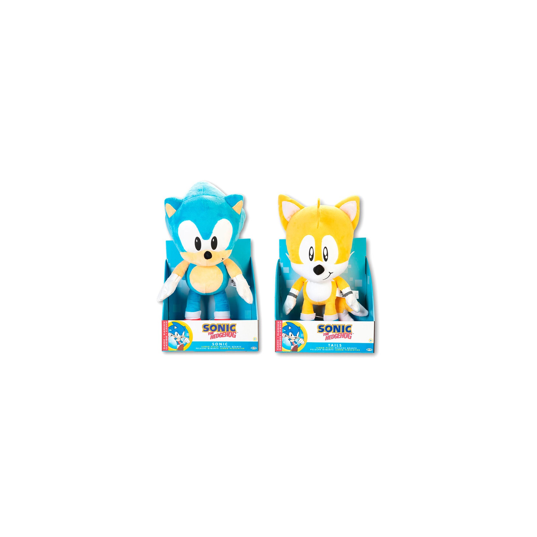 Peluche Sonic y Tails Sonic the Hedgehog 40cm surtido