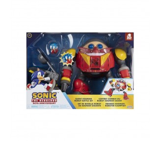 Playset Batalla Robot Gigante Eggman contra Sonic Sonic the Hedgehog