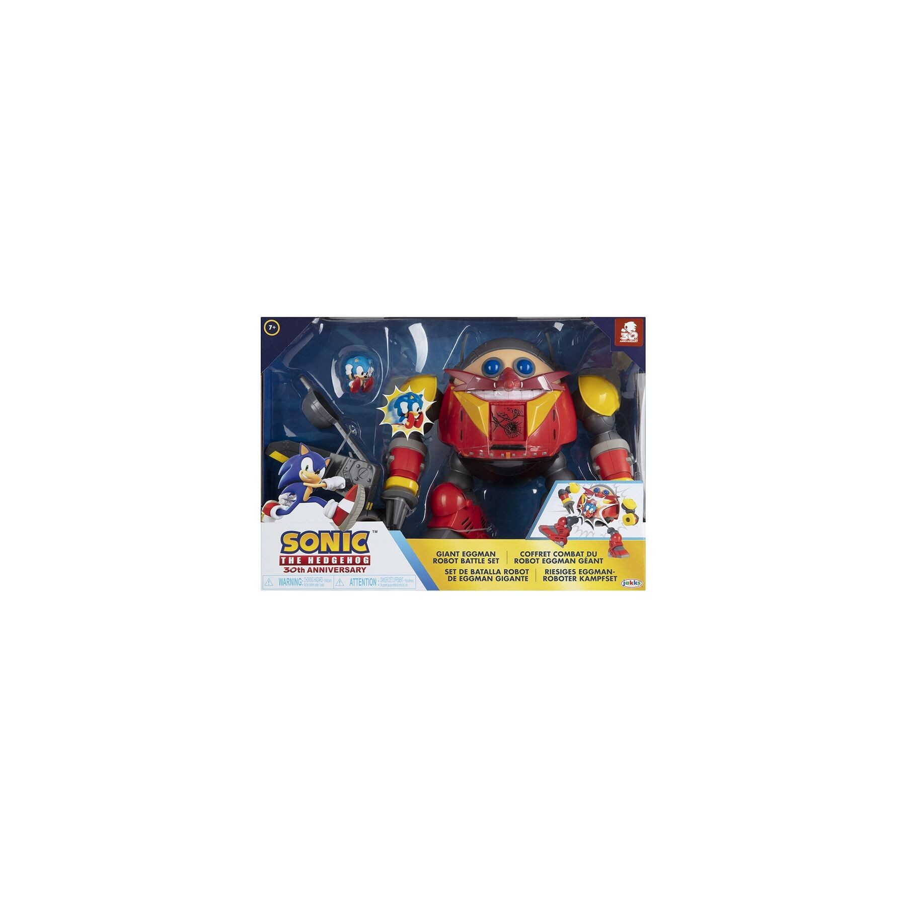 Playset Batalla Robot Gigante Eggman contra Sonic Sonic the Hedgehog