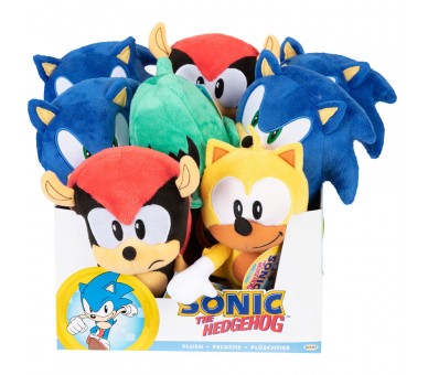 Peluche Sonic The Hedgehog 22cm surtido