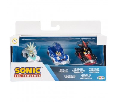 Blister 3 vehiculos Sonic the Hedgehog