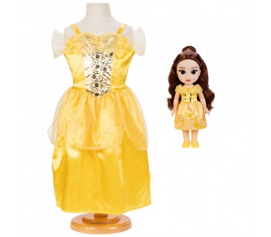Muñeca Bella + Disfraz La Bella y la Bestia Disney 38cm