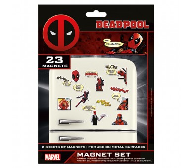 Set Imanes Deadpool Marvel