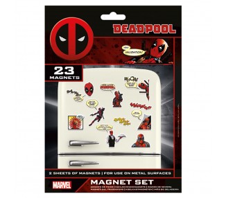 Set Imanes Deadpool Marvel